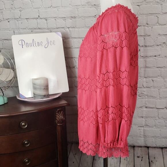 Cupid pink blouse can make off shoulder - Picture 4 of 9